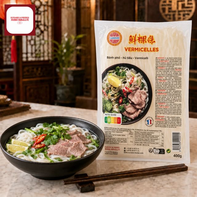 RICE NOODLE PACK Available in 3 widths: S (small) 1mm, Ref VS M (medium) 5mm, Ref VM L (large) 10mm, Ref VL